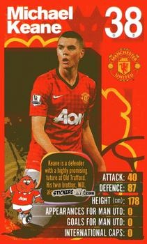 Sticker Michael Keane - Manchester United 2012-2013
 n. 17 - Top Trumps