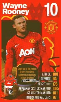 Figurina Wayne Rooney - Manchester United 2012-2013
 n. 31 - Top Trumps