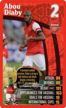 Cromo Abou Diaby - Arsenal 2012-2013
 n. 3 - Top Trumps