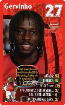 Cromo Gervinho - Arsenal 2012-2013
 n. 26 - Top Trumps