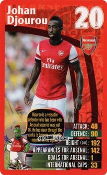 Figurina Johan Djourou - Arsenal 2012-2013
 n. 19 - Top Trumps