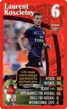 Figurina Laurent Koscielny - Arsenal 2012-2013
 n. 7 - Top Trumps