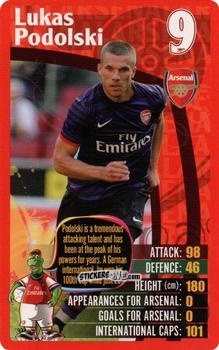 Figurina Lukas Podolski - Arsenal 2012-2013
 n. 10 - Top Trumps