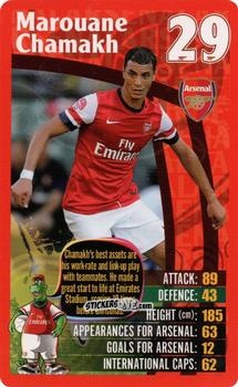 Figurina Marouane Chamakh - Arsenal 2012-2013
 n. 28 - Top Trumps