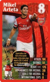 Figurina Mikel Arteta - Arsenal 2012-2013
 n. 9 - Top Trumps