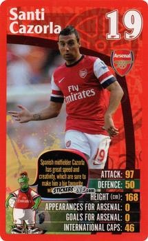 Figurina Santi Cazorla - Arsenal 2012-2013
 n. 18 - Top Trumps