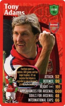 Cromo Tony Adams - Arsenal 2012-2013
 n. 31 - Top Trumps