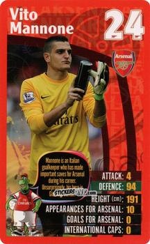 Figurina Vito Mannone - Arsenal 2012-2013
 n. 23 - Top Trumps