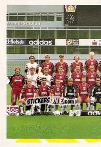 Cromo Mannschaft links - German Football Bundesliga 1997-1998 n. 31 - Panini
