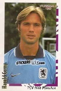 Figurina Harald Cerny - German Football Bundesliga 1997-1998 n. 181 - Panini