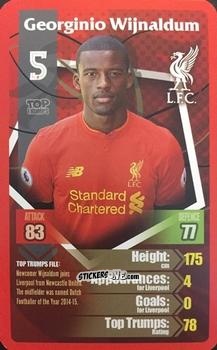 Figurina Georginio Wijnaldum - Liverpool 2016-2017
 n. 30 - Top Trumps