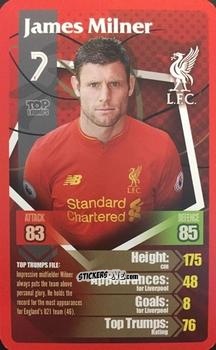 Cromo James Milner - Liverpool 2016-2017
 n. 22 - Top Trumps