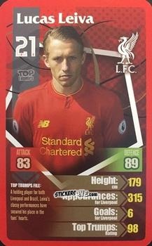 Cromo Lucas Leiva - Liverpool 2016-2017
 n. 16 - Top Trumps