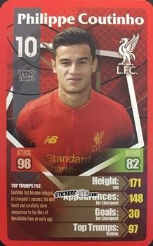 Figurina Philippe Coutinho - Liverpool 2016-2017
 n. 6 - Top Trumps