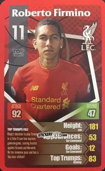 Figurina Roberto Firmino - Liverpool 2016-2017
 n. 7 - Top Trumps