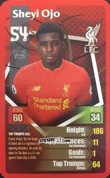 Cromo Sheyi Ojo - Liverpool 2016-2017
 n. 24 - Top Trumps