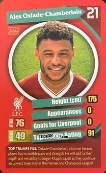 Sticker Alex Oxlade-Chamberlain - Liverpool 2017-2018
 n. 24 - Top Trumps