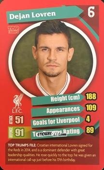 Figurina Dejan Lovren - Liverpool 2017-2018
 n. 17 - Top Trumps