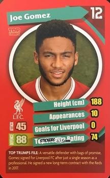 Cromo Joe Gomez - Liverpool 2017-2018
 n. 9 - Top Trumps