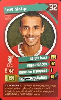 Figurina Joël Matip - Liverpool 2017-2018
 n. 20 - Top Trumps