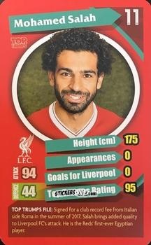 Cromo Mohamed Salah - Liverpool 2017-2018
 n. 26 - Top Trumps