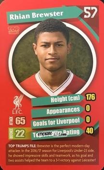 Figurina Rhian Brewster - Liverpool 2017-2018
 n. 3 - Top Trumps