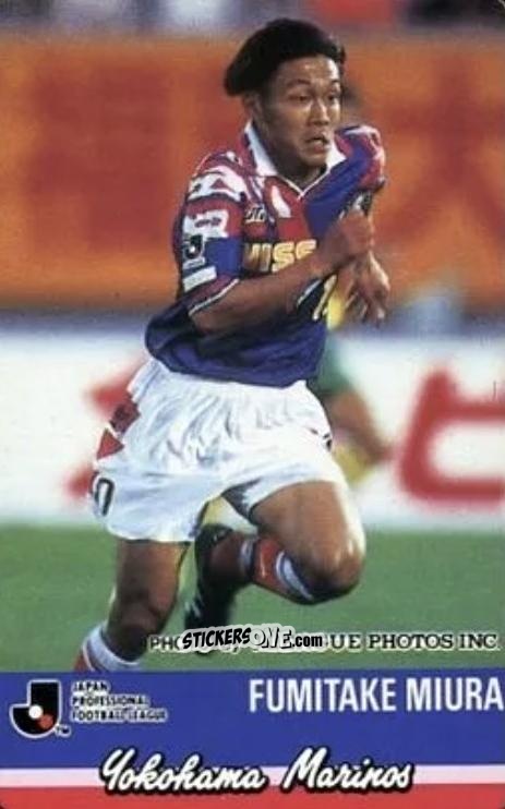 Figurina Fumitake Miura - J League 1994 n. 132 - calbee
