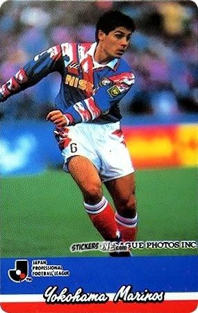 Figurina Gustavo Miguet Zapata - J League 1994 n. 20 - calbee
