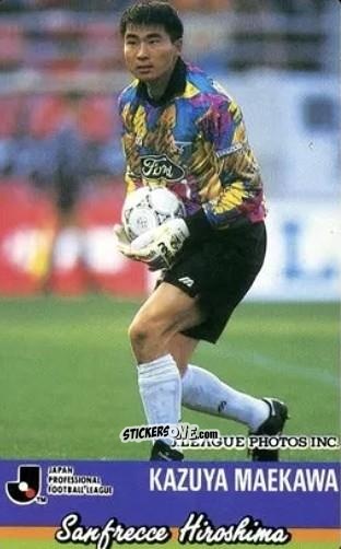 Cromo Kazuya Maekawa - J League 1994 n. 7 - calbee
