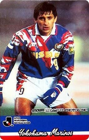 Figurina Ramon Diaz - J League 1994 n. 24 - calbee
