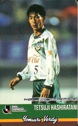Sticker Tetsuji Hashiratani - J League 1994 n. 101 - calbee
