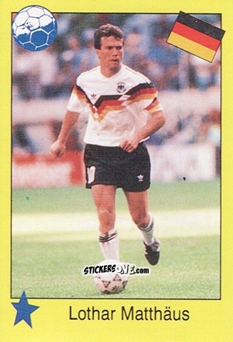 Figurina Lothar Matthaus - EM 92
 n. 193 - Semic