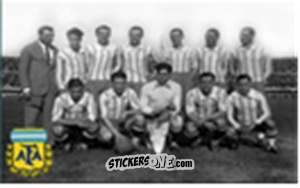 Cromo Team Photo - Uruguay 1930
 n. 3 - CONTINENCIA VI
