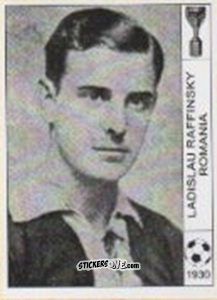 Figurina Ladislau Raffinsky - World Cup Jules Rimet-Uruguay 1930 n. 108 - AM
