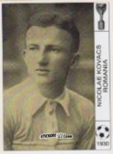 Sticker Nicolae Kovacs - World Cup Jules Rimet-Uruguay 1930 n. 109 - AM