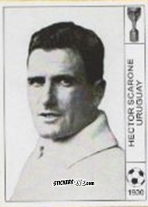 Cromo Hector Scarone - World Cup Jules Rimet-Uruguay 1930 n. 125 - AM
