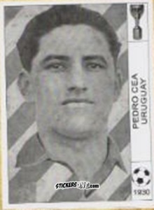 Figurina Pedro Cea - World Cup Jules Rimet-Uruguay 1930 n. 127 - AM
