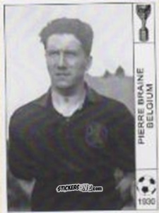 Cromo Pierre Braine - World Cup Jules Rimet-Uruguay 1930 n. 136 - AM