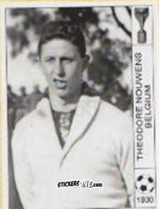 Cromo Theodore Nouwens - World Cup Jules Rimet-Uruguay 1930 n. 139 - AM