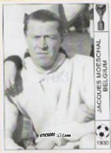 Sticker Jacques Moeschal - World Cup Jules Rimet-Uruguay 1930 n. 144 - AM