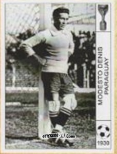 Figurina Modesto Denis - World Cup Jules Rimet-Uruguay 1930 n. 148 - AM