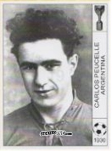 Figurina Carlos Peucelle - World Cup Jules Rimet-Uruguay 1930 n. 15 - AM
