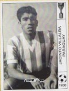 Sticker Jacinto Villalba - World Cup Jules Rimet-Uruguay 1930 n. 155 - AM