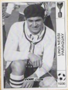 Sticker Lino Nessi - World Cup Jules Rimet-Uruguay 1930 n. 156 - AM
