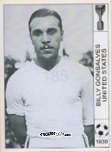 Sticker Billy Gonsalves - World Cup Jules Rimet-Uruguay 1930 n. 166 - AM