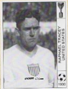 Sticker Raphael Tracey - World Cup Jules Rimet-Uruguay 1930 n. 168 - AM