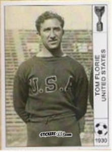 Sticker Tom Florie - World Cup Jules Rimet-Uruguay 1930 n. 170 - AM