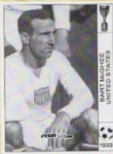 Sticker Bart Mcghee - World Cup Jules Rimet-Uruguay 1930 n. 173 - AM