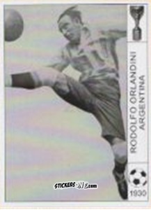 Cromo Rodolfo Orlandini - World Cup Jules Rimet-Uruguay 1930 n. 22 - AM