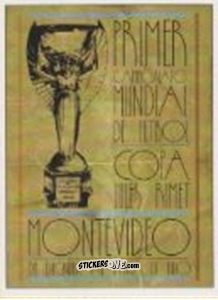 Figurina Alternative Poster 1 - World Cup Jules Rimet-Uruguay 1930 n. 3 - AM